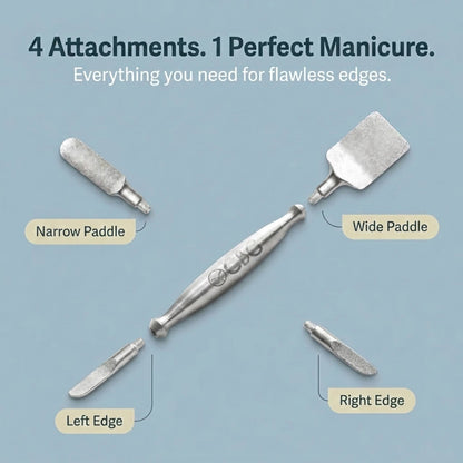 Cuticle-B-Gone Cuticle File 4-Piece Interchangeable Set